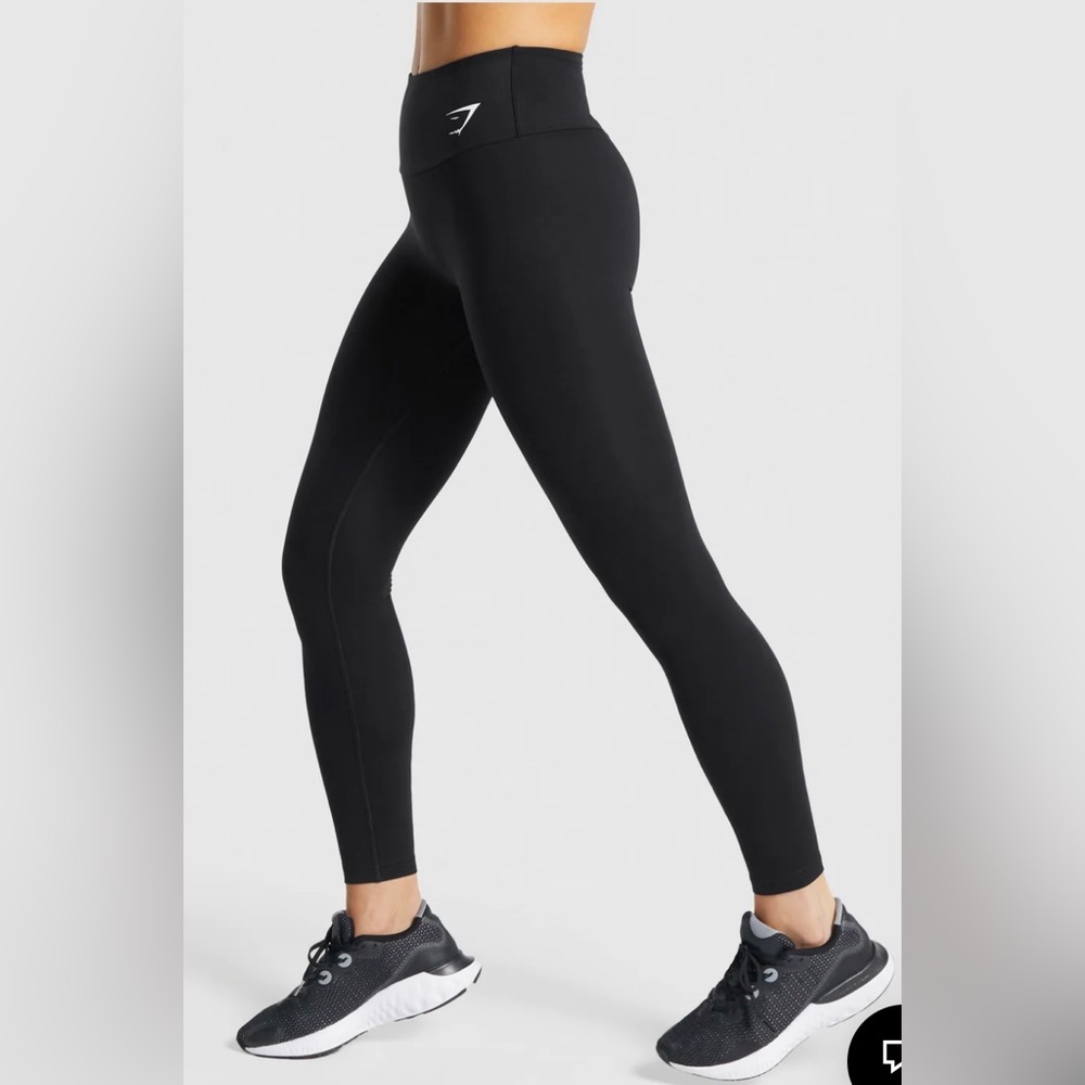 GYMSHARK Training Leggings, Size Large, Color Black